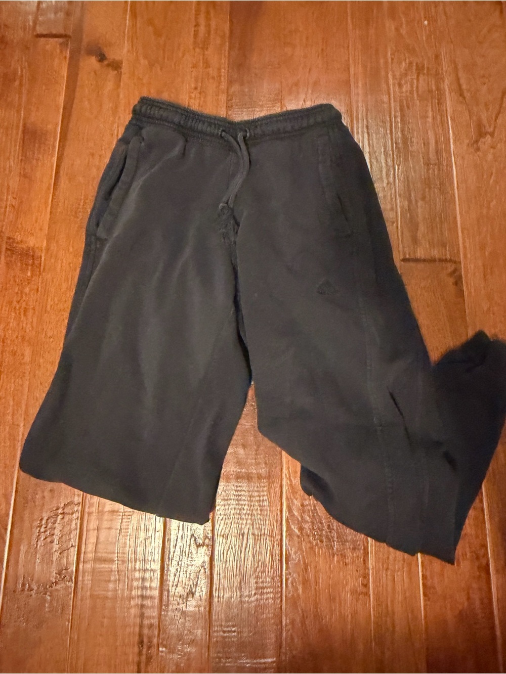 Adidas Black Drawstring Sweatpants